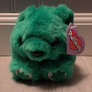 Puffkins Bear Green Shamrock - Patrick